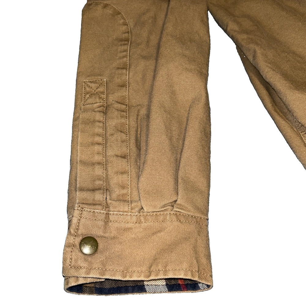 Carhartt Rugged Flex Shirt Jacket Men's XL Tan Canvas Exterior / Flannel Lining - Picture 7 of 10